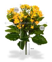 Kalanchoe kunstplant 30cm - oranje