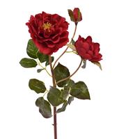 Kunst Rozentak Ruffle 50 cm rood