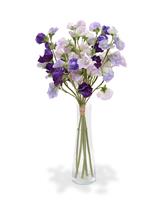 Kunstzijden Lathyrus boeket 40 cm