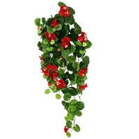 Hanggeranium rood kunstplant 90cm