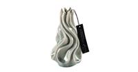 Villa Pottery Grijze Vaas Tortile 10x18
