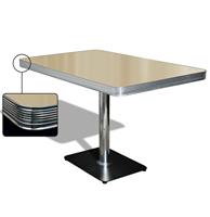 Bel Air Retro Eettafel TO-22W Antique White -  Retro Eettafel TO-22W Antique White