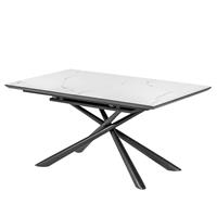 Kave Home Theone uitschuifbare tafel 160 (210) x 90 cm porselein