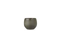 Edelman Montfoort Mica Decorations douro ronde pot groen maat in cm: 18 x 20 GROEN