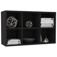 Bücherregal/Sideboard 66×30×97,8cm Spanplatte Schwarz - VIDAXL