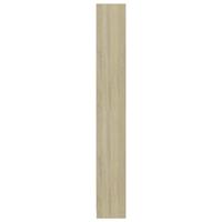 vidaXL Bücherregal 5 Fächer Sonoma-Eiche 80 x 24 x 175 cm Spanplatte Braun