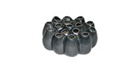 Villa Pottery Pompom Dark Grey