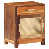VidaXL Nachtkastje 40x30x50 cm massief gerecycled hout