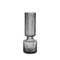 Broste Copenhagen Vasen Hyacint Vase Glas Smoked Pearl Clear 28,3 cm