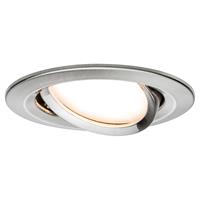 Paulmann,LED Einbaustrahler Nova Plus ZigBee 1x6W Eisen gebürstet dimmbar 1x6W Eisen gebürstet dimmbar