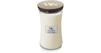 Woodwick White Tea & Jasmine kaars groot