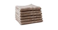 LINNICK Pure Handdoek 60x110cm - taupe - Set van 6