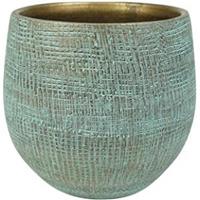 tersteege Pot Ryan shiny blue bloempot binnen 18 cm