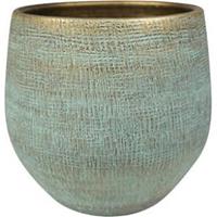 tersteege Pot Ryan shiny blue bloempot binnen 26 cm