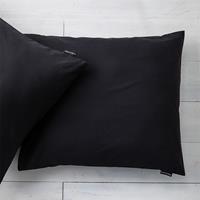 presence 2-PACK: Sierkussenslopen Percale uni - Off Black 60 x 70 cm