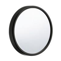 Smedbo Make Up spiegel voorzien van zuignap Zwart ABS Spiegelglas Diamter 90 mm Zwart FB621