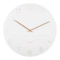 Karlsson Wandklok Charm - Wit