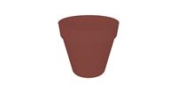 Elho Loft urban rond 20 bloempot brique buiten dia. 19,6 x h 17,7 cm