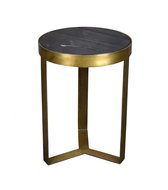 AnLi Style AnLi-Style Salontafel Glennis Marble Black Gold 40 cm