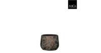 Mica Decorations Clemente pot rond koper h13xd16,5 cm