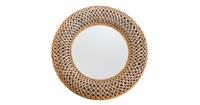 Fine Asianliving Mirror Buri Frame Handweaved D70x6cm Thick