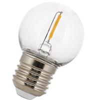 groenovatie E27 LED Filament Kogellamp G40 1W Extra Warm Wit