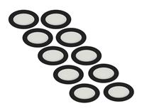 groenovatie LED Inbouwspot 5W, Zwart, Rond, Warm Wit, Waterdicht IP65, 10-Pack