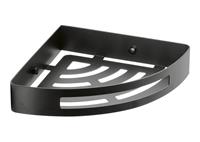 gedy Smart hoek doucherek 21cm mat zwart