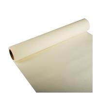 Set van 2x stuks tafelloper champagne creme 300 x cm papier - Feesttafelkleden