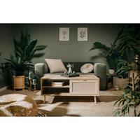 CaliCosy Salontafel 2 Nissen L100 cm - Rotanprint - BALI