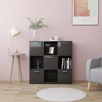 vidaXL Bücherregal  Grau