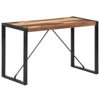 Vidaxl - Esstisch 120x60x75 cm Massivholz mit Palisander-Finish