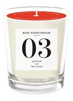 bonparfumeur Bon Parfumeur 03 Patchouli Leather Tonka Bean Candle 180g