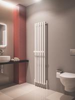 eastbrook Tunstall handdoekbeugel verticale radiator 42cm wit