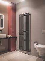 eastbrook Tunstall handdoekbeugel verticale radiator 63cm antraciet