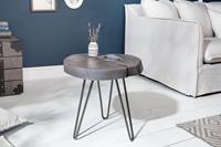 Bijzettafel Jaipur 43cm Acacia-hout grijs