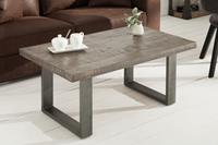 Invicta Interior Salontafel Nairobi 100cm grijs Mango-hout