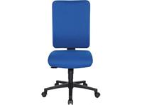 Topstar Bureaudraaistoel | met synchroontechniek | blauw 450-550 mm | zonder armleuningen draagvermogen 110 kg | 1 stuk - OX4000 T26 OX4000 T26