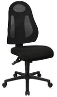 Topstar Bureaudraaistoel | met synchroontechniek | zwart/zwart 420-530 mm | zonder armleuningen | 1 stuk - FR100 G200 FR100 G200