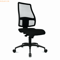 Topstar Bürodrehstuhl Synchro Net ohne Armlehnen schwarz