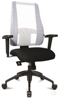 Bureaustoel Topstar lady sitness deluxe zwart/wit