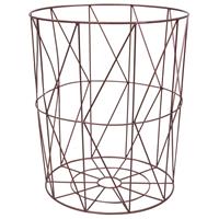 vidaXL Couchtisch Kupfer Ø 47 cm Braun