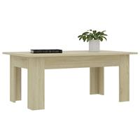 vidaXL Salontafel 100x60x42 cm spaanplaat sonoma eikenkleurig