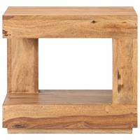 vidaXL Couchtisch 45x45x40 cm Massivholz Braun