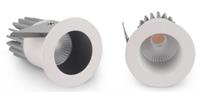 groenovatie Inbouwspot LED 7W CREE, Tridonic Driver, Rond, Ø55mm, Verdiept, Dimbaar, Warm Wit