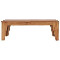 vidaXL Couchtisch 120 x 60 x 40 cm Teak Massivholz Braun