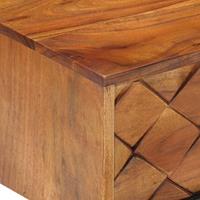 vidaXL Couchtisch 68 x 68 x 38 cm Massivholz Akazie Braun