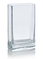 home24 Leonardo Vase Lucca Transparent Glas 15x25x10 cm (BxHxT) illuminantsType