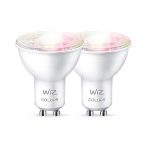 WiZ GU10 50W Wi-Fi Spot Wit en Kleur - 2 st.