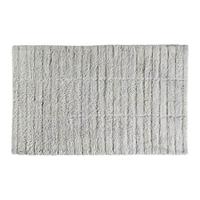 Badematte Badvorleger Badteppich 50x80cm TILES soft grey grau - Zone